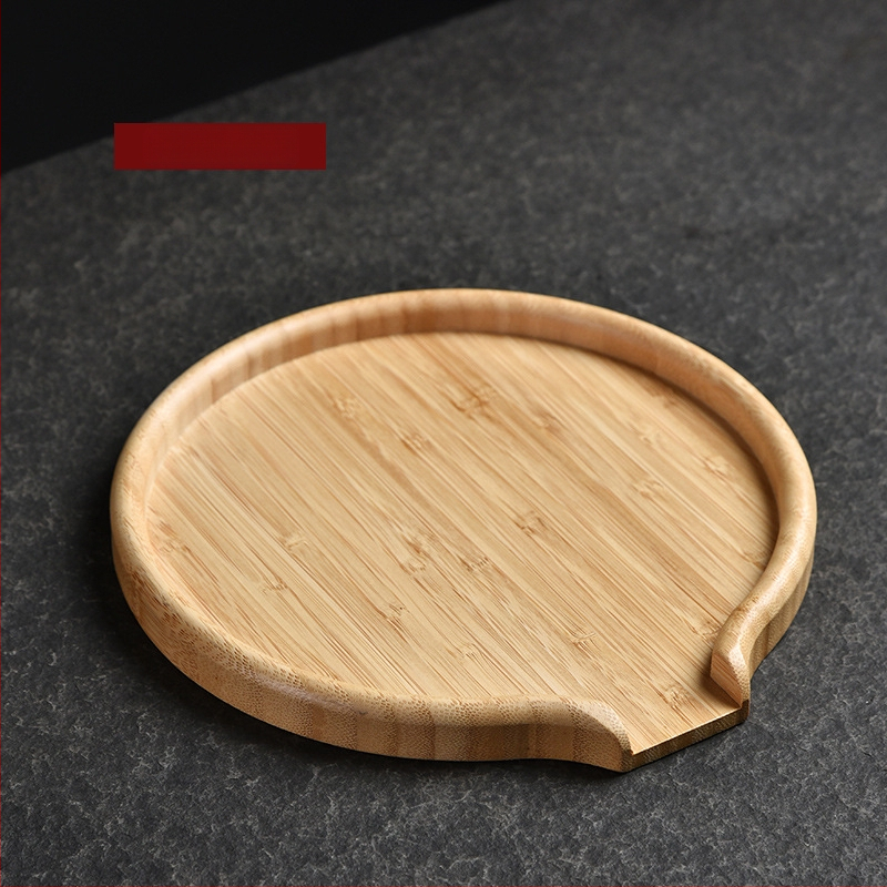 Κυκλικός δίσκος τσαγιού από μπαμπού για τελετή τσαγιού, Pure Clean kiln, Νέο κινεζικό στυλ, 0,15 kg