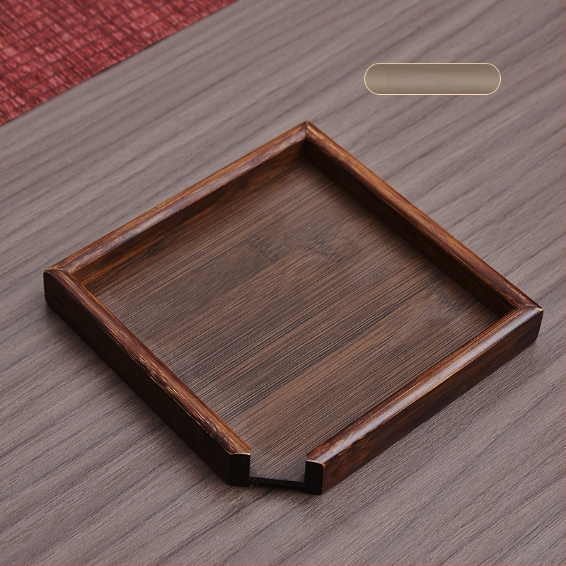 Κυκλικός δίσκος τσαγιού από μπαμπού για τελετή τσαγιού, Pure Clean kiln, Νέο κινεζικό στυλ, 0,15 kg