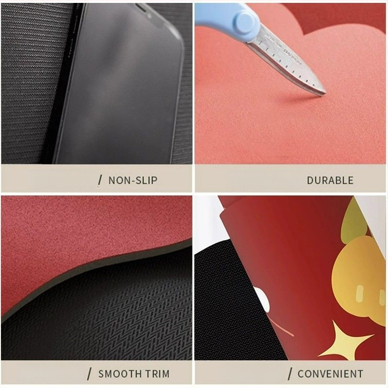 Мат от диатомна глина, овална форма, геометричен и облачен дизайн, печатна техника, сватбен стил, ръчно пране