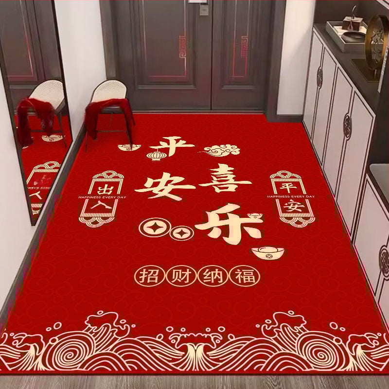 Дверна входна подложка от диатомитова глина, водопоглъщаща, антихлъзгаща, текстов модел, лесна за почистване