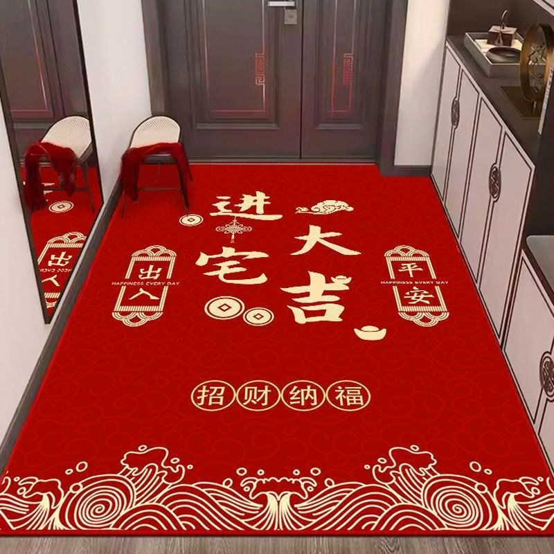 Дверна входна подложка от диатомитова глина, водопоглъщаща, антихлъзгаща, текстов модел, лесна за почистване