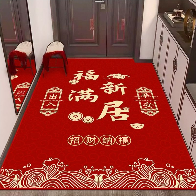 Дверна входна подложка от диатомитова глина, водопоглъщаща, антихлъзгаща, текстов модел, лесна за почистване