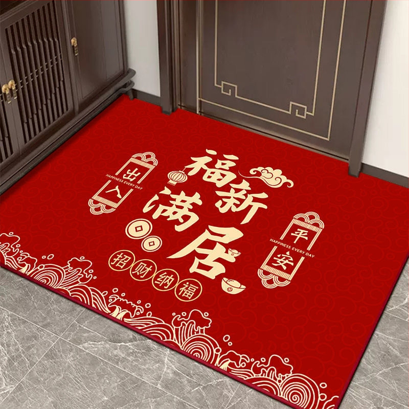 Дверна входна подложка от диатомитова глина, водопоглъщаща, антихлъзгаща, текстов модел, лесна за почистване