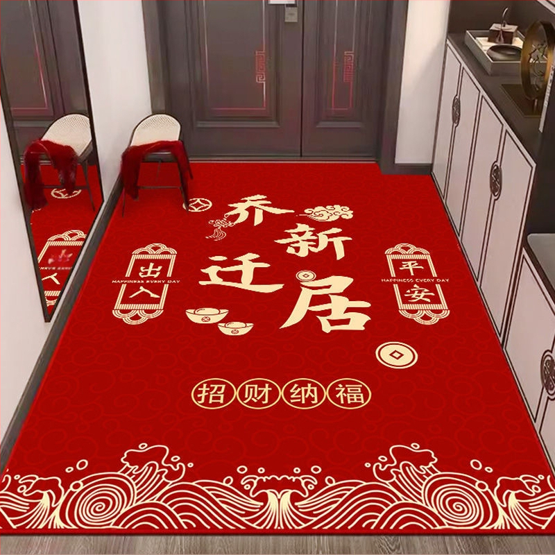 Дверна входна подложка от диатомитова глина, водопоглъщаща, антихлъзгаща, текстов модел, лесна за почистване