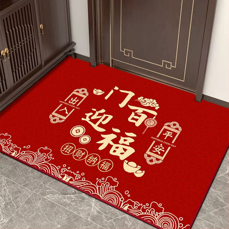 Дверна входна подложка от диатомитова глина, водопоглъщаща, антихлъзгаща, текстов модел, лесна за почистване