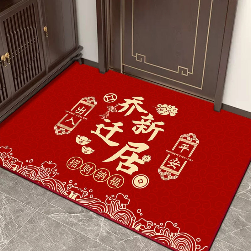 Дверна входна подложка от диатомитова глина, водопоглъщаща, антихлъзгаща, текстов модел, лесна за почистване