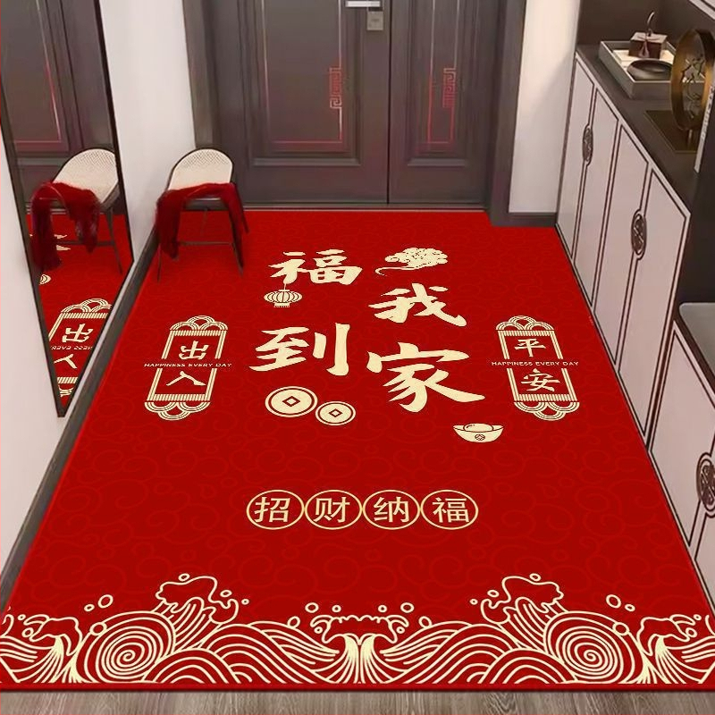 Дверна входна подложка от диатомитова глина, водопоглъщаща, антихлъзгаща, текстов модел, лесна за почистване