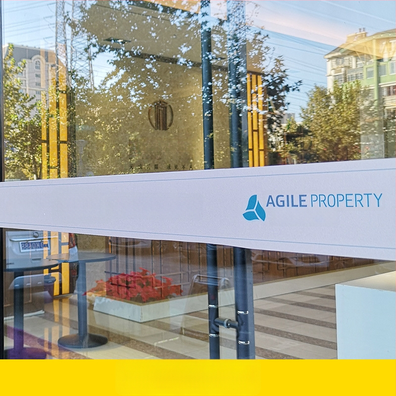 PVC plėvelė biuro stiklo durims, lipni, šiuolaikinis minimalistinis stilius, vieno tono raštas, pritaikoma