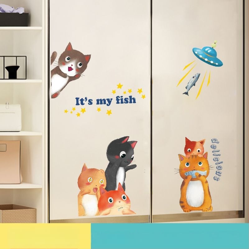 Стикер за стена - етнически стил, PVC материал, огнеупорен, Unique марка