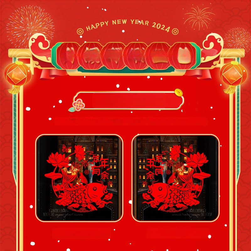 Ablaküvegre készült matrica – Ló éve motívum, kültéri vízálló falidekor, PVC, 1 db, ázsiai stílus, tükröződés