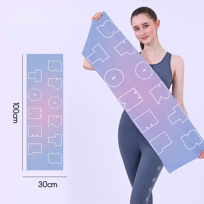 Gyorsan száradó sporttörölköző, kétoldali velúr felület, testreszabható logóval, könnyű (<50 g), nedvszívó