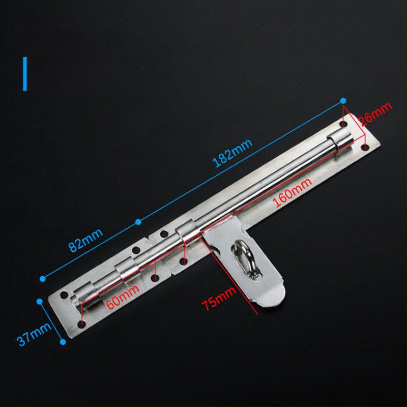 Sunkus durų sklendė; nerūdijančio plieno, šlifuotu paviršiumi; modelis 003; šiuolaikinis minimalizmas.