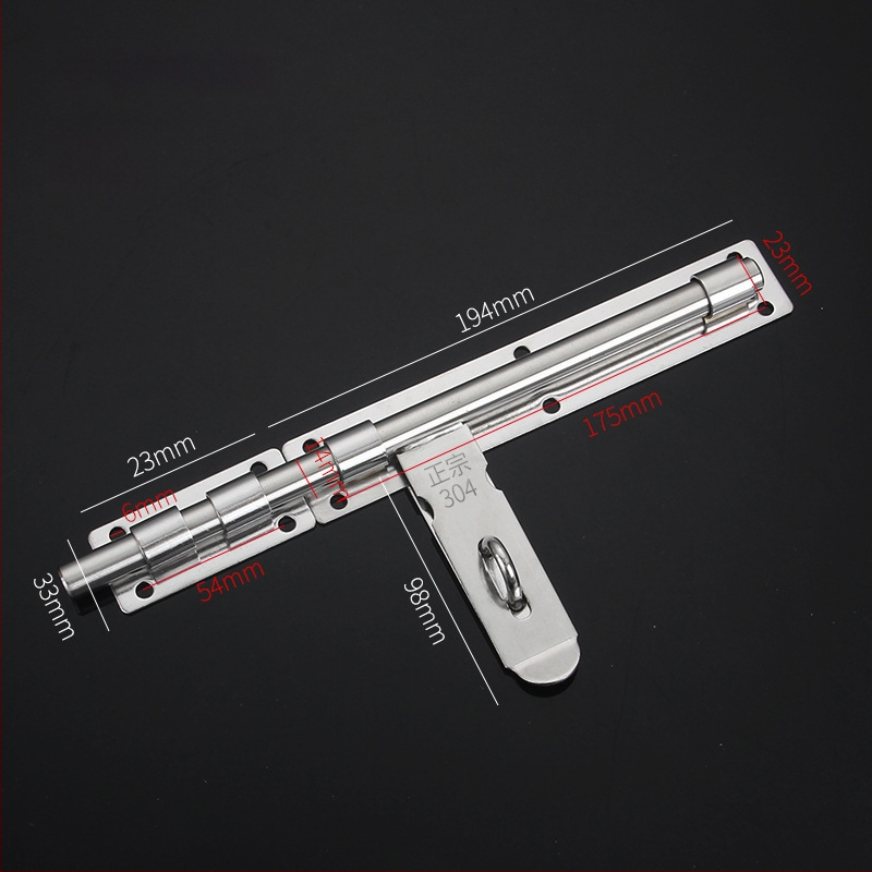 Sunkus durų sklendė; nerūdijančio plieno, šlifuotu paviršiumi; modelis 003; šiuolaikinis minimalizmas.