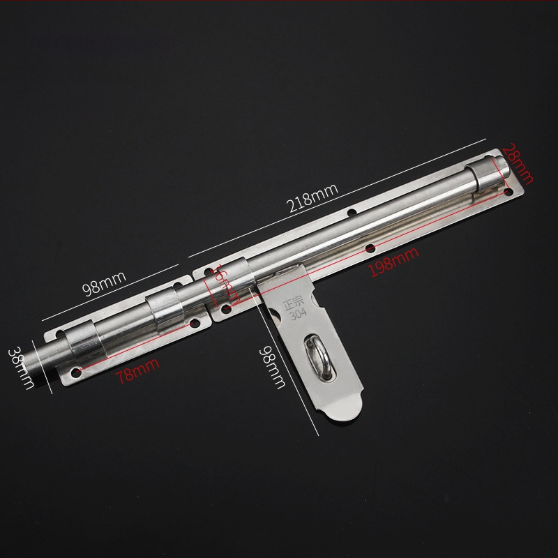 Sunkus durų sklendė; nerūdijančio plieno, šlifuotu paviršiumi; modelis 003; šiuolaikinis minimalizmas.