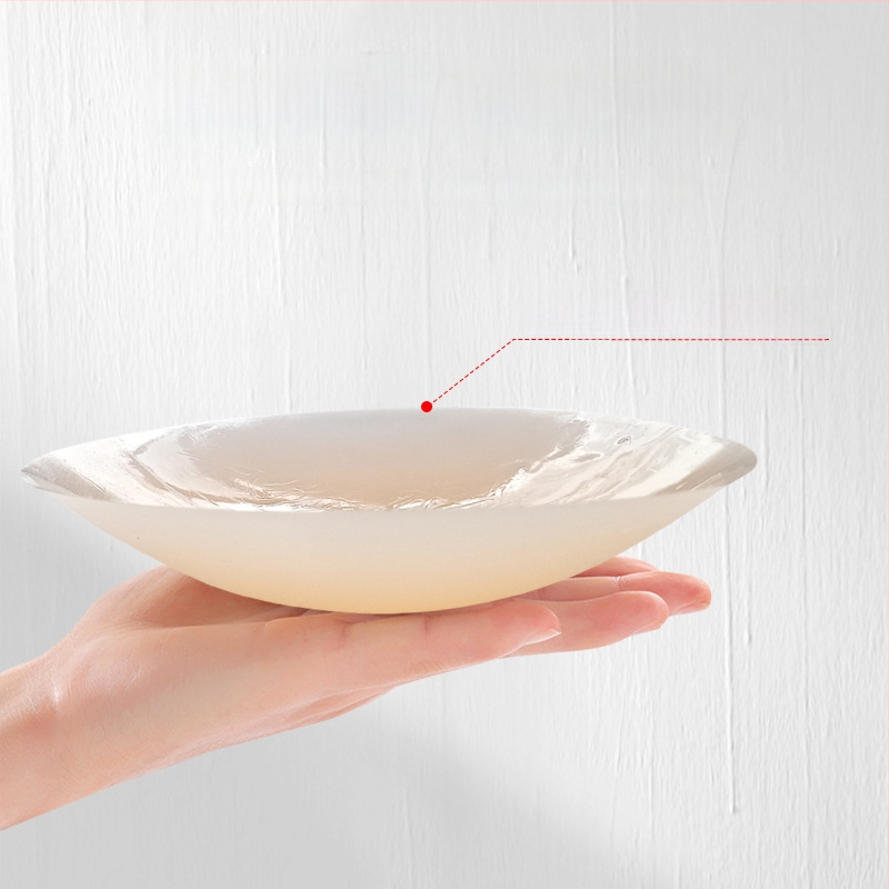 Szilikon mellbimbó takarók - ultra vékonyak, lélegzőek, láthatatlanok, kör alakú forma, fényes felület