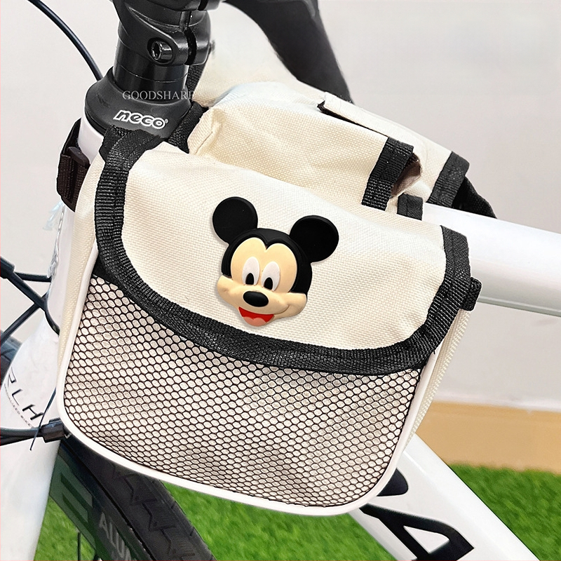 Чанта за рамката на велосипед (за горна или предна тръба) с джоб за телефон, анимационен Спондж Боб, за планински и пътни велосипеди