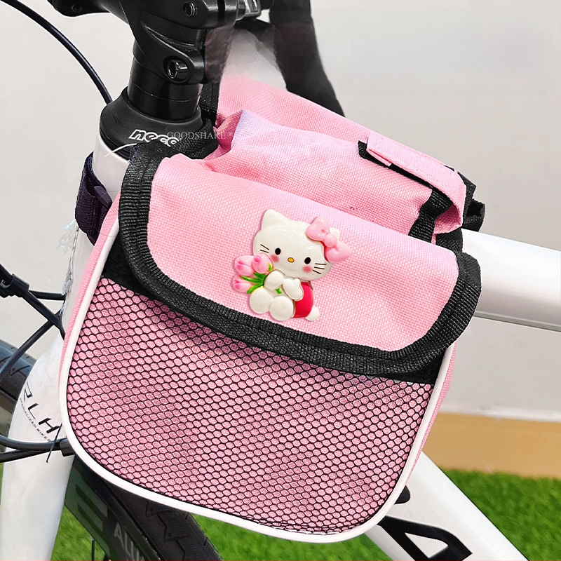 Чанта за рамката на велосипед (за горна или предна тръба) с джоб за телефон, анимационен Спондж Боб, за планински и пътни велосипеди