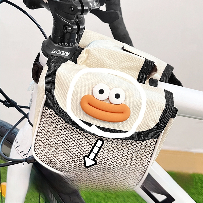 Чанта за рамката на велосипед (за горна или предна тръба) с джоб за телефон, анимационен Спондж Боб, за планински и пътни велосипеди