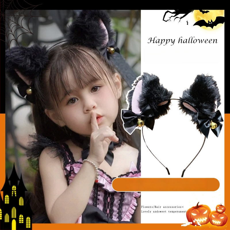 Vaikų galvos juosta su elfų ausimis Halloween kostiumui ir sceniniam pasirodymui