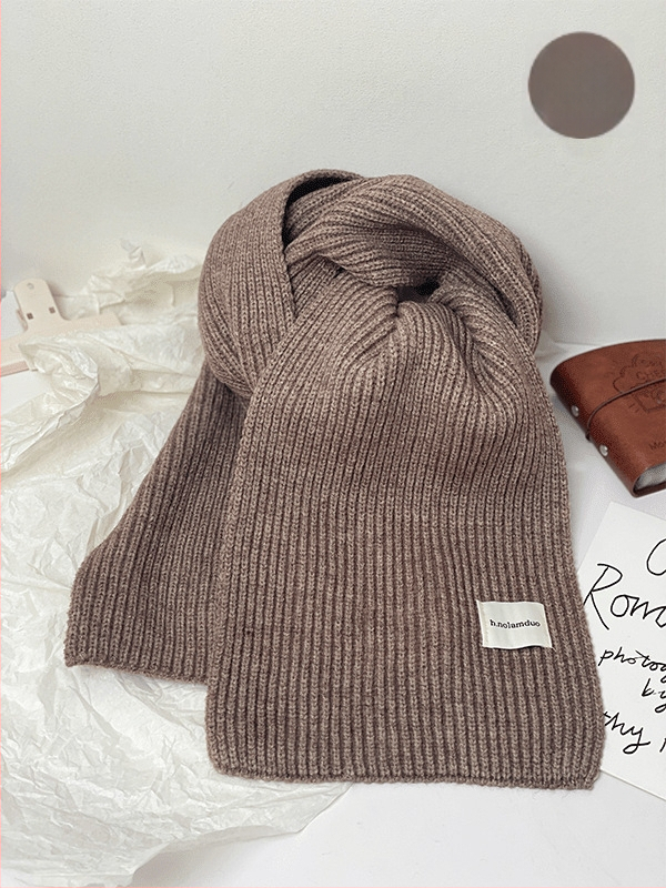 Шал в корейски стил, плетен, изкуствен кашмир/акрил, подходящ за зима, пролет и есен, стартирал през лятото на 2025 г.