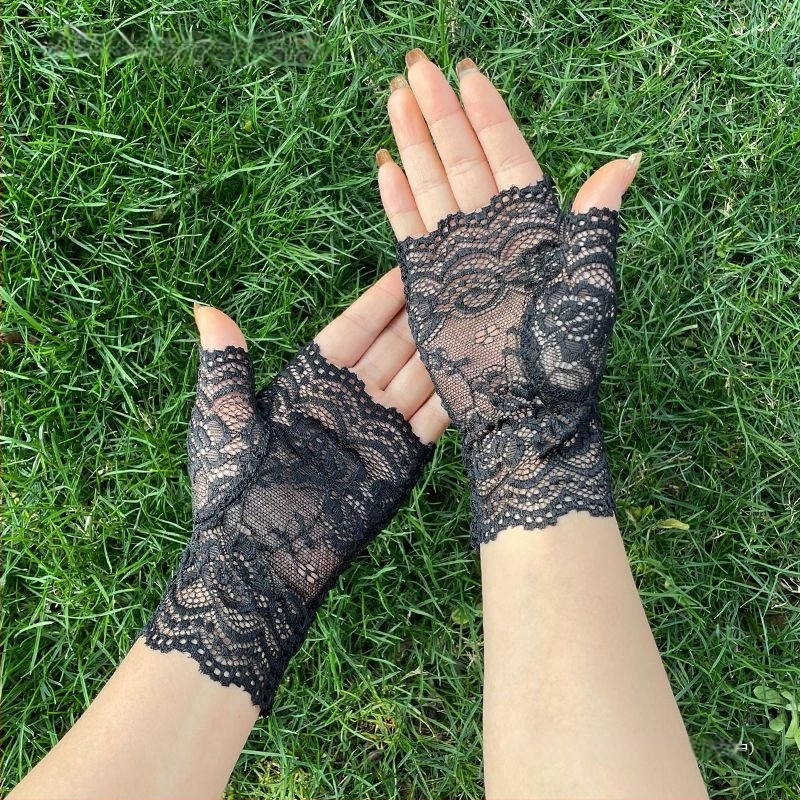 Daļēji pirkstu cimdi vasarai, pretslīdoši, izturīgi, ar skārienjutīgu ekrānu, vadīšanai un riteņbraukšanai