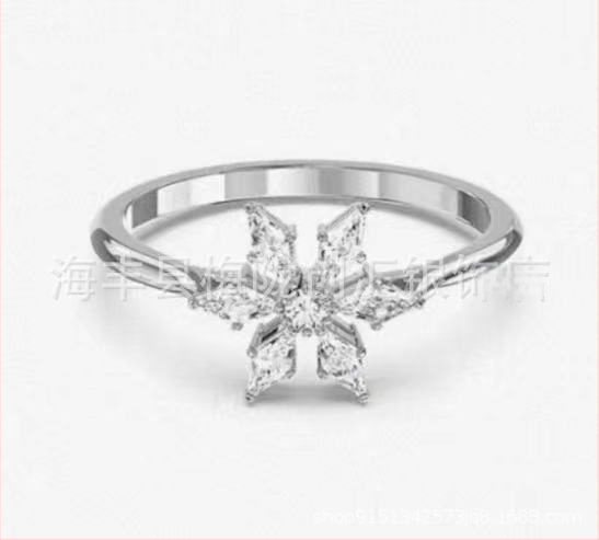 Vario pagrindo auskarai snaigė, sidabro 925 pakabukas – rinkinys moterims