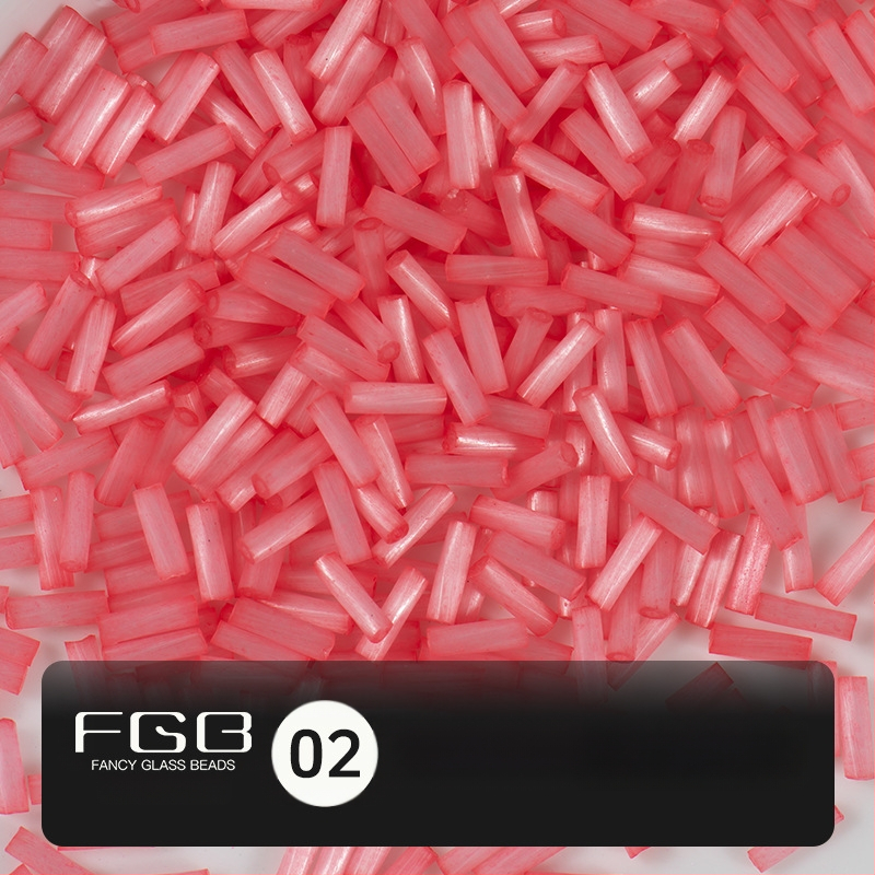 FGB Glass Beads Cat's Eye Brushed Twist Tube – Αξεσουάρ DIY για Κοσμήματα, Διακοσμητικά για Μαλλιά με Φούντες