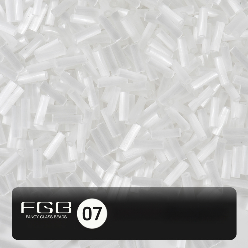 FGB Glass Beads Cat's Eye Brushed Twist Tube – Αξεσουάρ DIY για Κοσμήματα, Διακοσμητικά για Μαλλιά με Φούντες