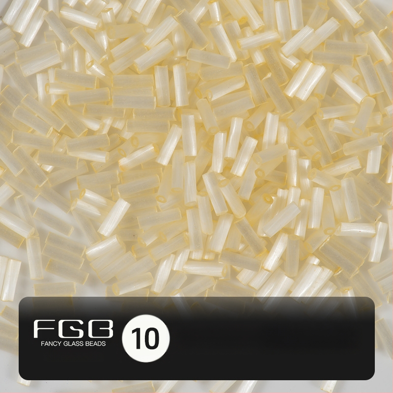 FGB Glass Beads Cat's Eye Brushed Twist Tube – Αξεσουάρ DIY για Κοσμήματα, Διακοσμητικά για Μαλλιά με Φούντες