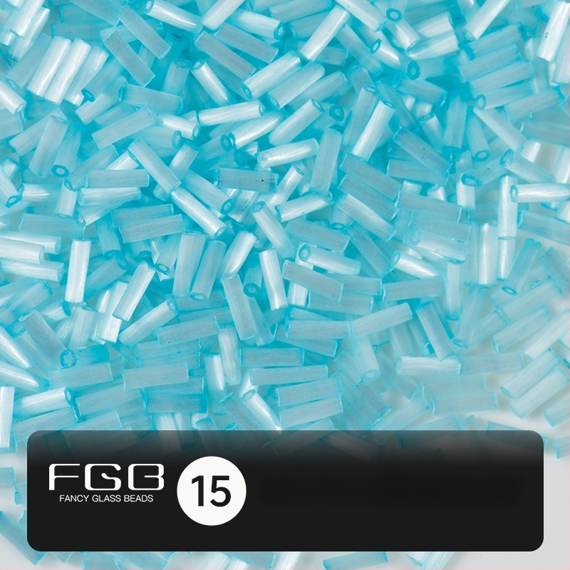 FGB Glass Beads Cat's Eye Brushed Twist Tube – Αξεσουάρ DIY για Κοσμήματα, Διακοσμητικά για Μαλλιά με Φούντες