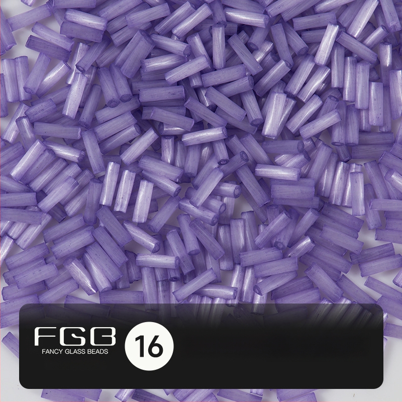 FGB Glass Beads Cat's Eye Brushed Twist Tube – Αξεσουάρ DIY για Κοσμήματα, Διακοσμητικά για Μαλλιά με Φούντες