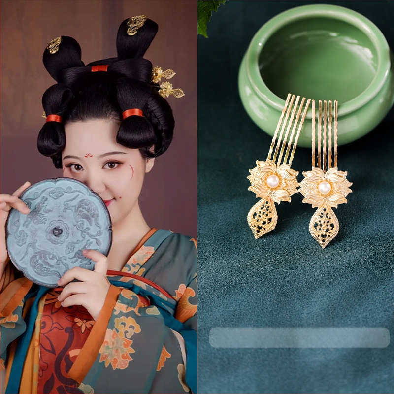 Фиба за коса, сплав, ръчна изработка, женски аксесоар за глава, пролет 2023