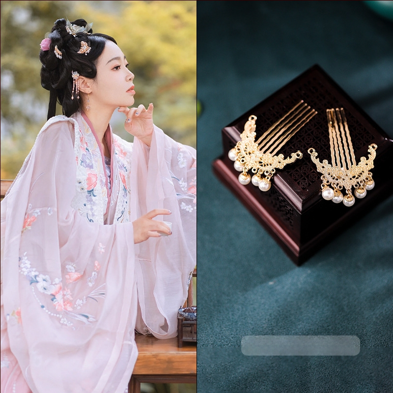 Фиба за коса, сплав, ръчна изработка, женски аксесоар за глава, пролет 2023