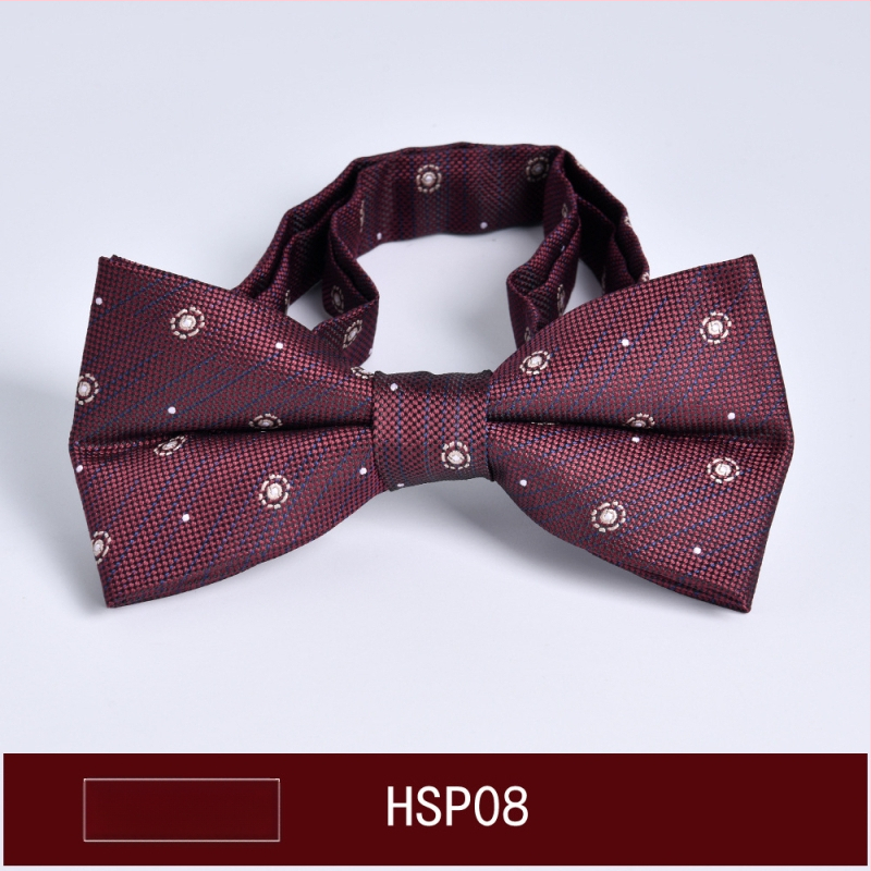 Muški papion, dvostruka jacquard tkanina, ravni vrh, korejski stil, prugasti uzorak (dvostruki jacquard; poliesterska vlakna; prugasti)
