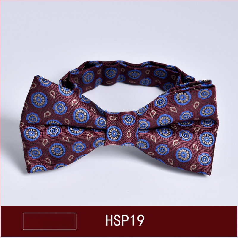 Muški papion, dvostruka jacquard tkanina, ravni vrh, korejski stil, prugasti uzorak (dvostruki jacquard; poliesterska vlakna; prugasti)