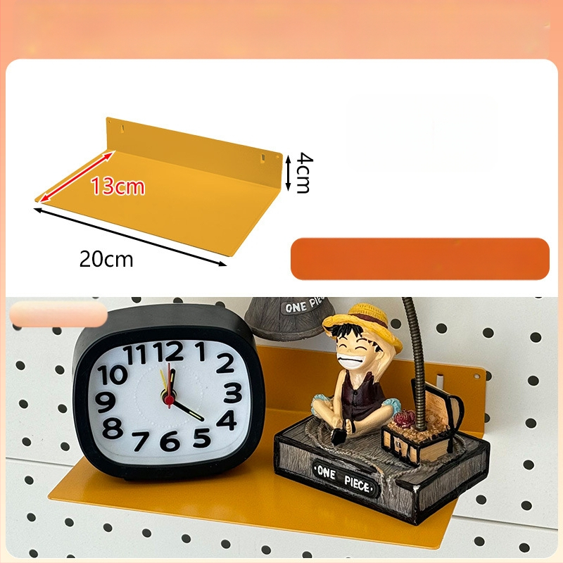 Geležies perforuotos plokštės priedų rinkinys su magnetiniais kabliukais DIY metalinėms saugojimo lentynoms