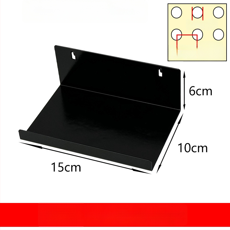 Geležies perforuotos plokštės priedų rinkinys su magnetiniais kabliukais DIY metalinėms saugojimo lentynoms