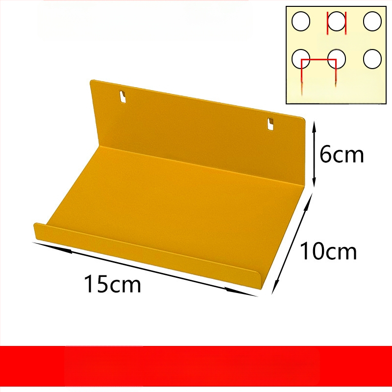 Geležies perforuotos plokštės priedų rinkinys su magnetiniais kabliukais DIY metalinėms saugojimo lentynoms