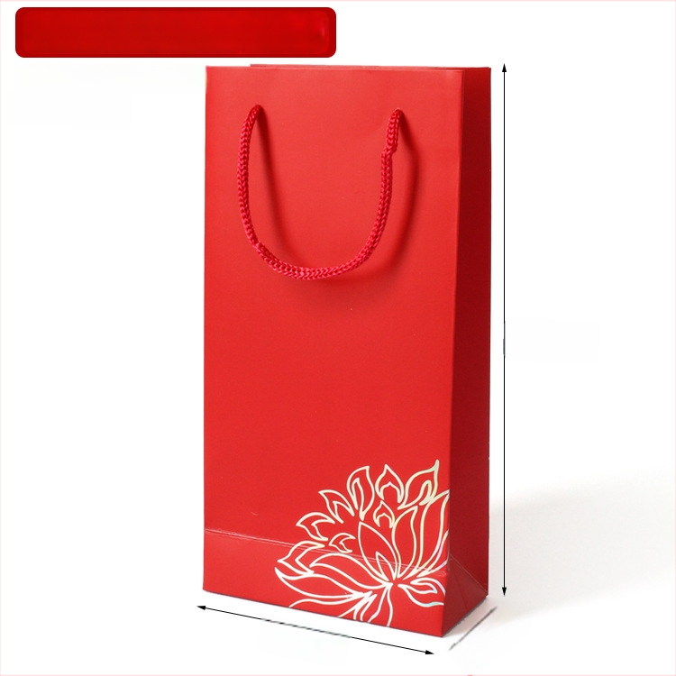 Kožna tote torba za pakiranje nakita, dvobojna otisnuta, prazna