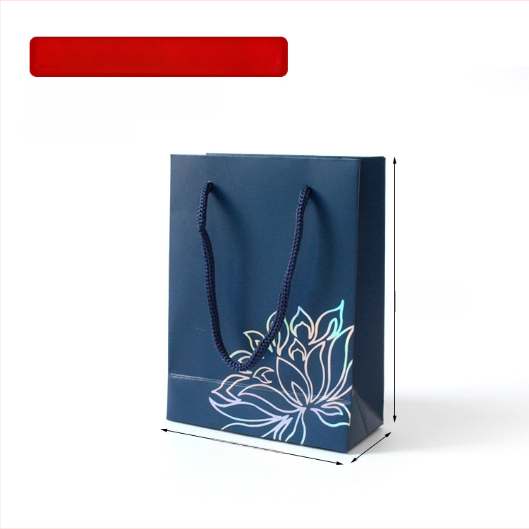 Kožna tote torba za pakiranje nakita, dvobojna otisnuta, prazna