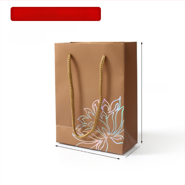 Kožna tote torba za pakiranje nakita, dvobojna otisnuta, prazna