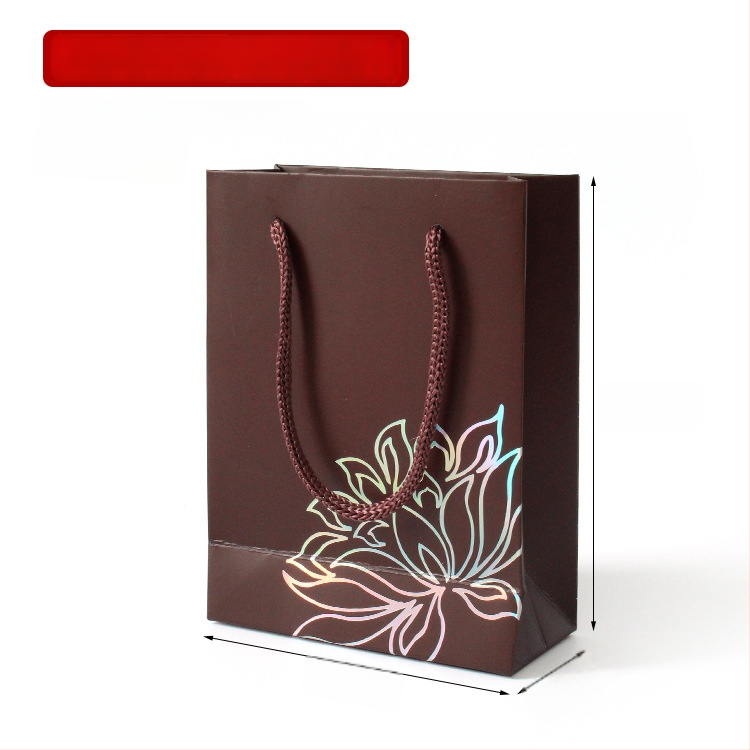 Kožna tote torba za pakiranje nakita, dvobojna otisnuta, prazna