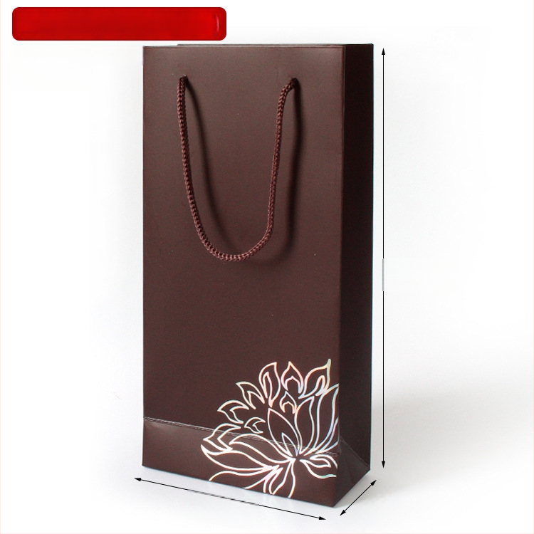 Kožna tote torba za pakiranje nakita, dvobojna otisnuta, prazna