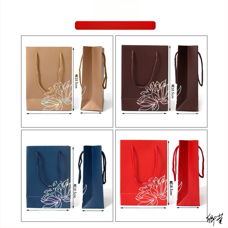 Kožna tote torba za pakiranje nakita, dvobojna otisnuta, prazna