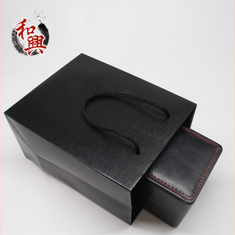 Kožna tote torba za pakiranje nakita, dvobojna otisnuta, prazna