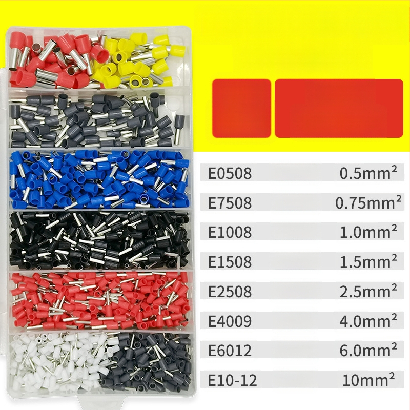 Fanlian VE toru-tüüpi eelisolatsiooni terminalide komplekt, Euroopa stiilis pistikutüüp, külmpressitud vaskühendused, terminalide kastikomplekt