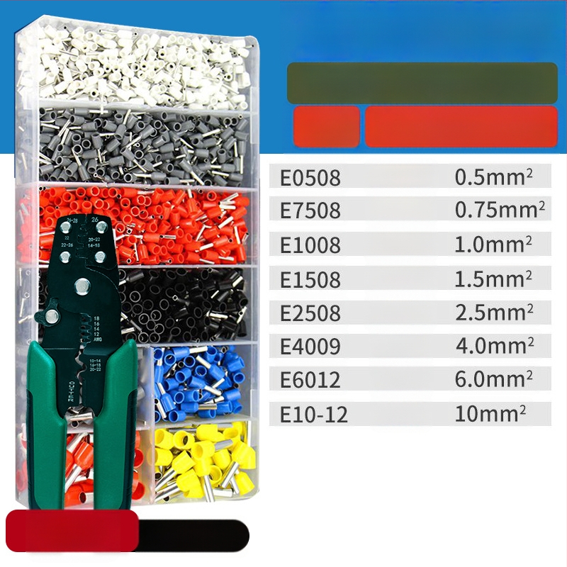 Fanlian VE toru-tüüpi eelisolatsiooni terminalide komplekt, Euroopa stiilis pistikutüüp, külmpressitud vaskühendused, terminalide kastikomplekt