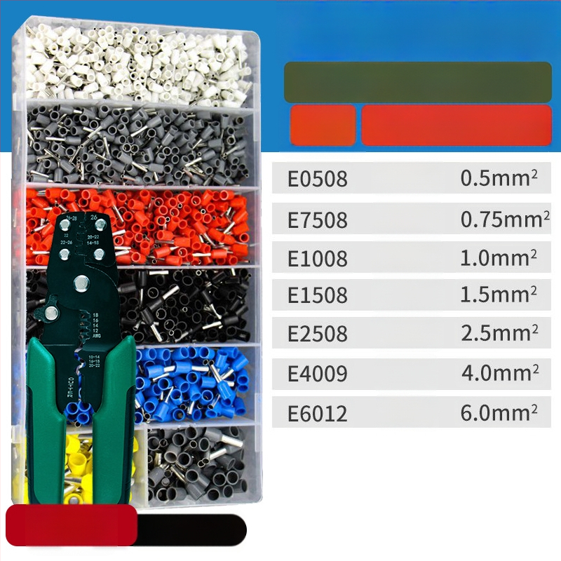 Fanlian VE toru-tüüpi eelisolatsiooni terminalide komplekt, Euroopa stiilis pistikutüüp, külmpressitud vaskühendused, terminalide kastikomplekt