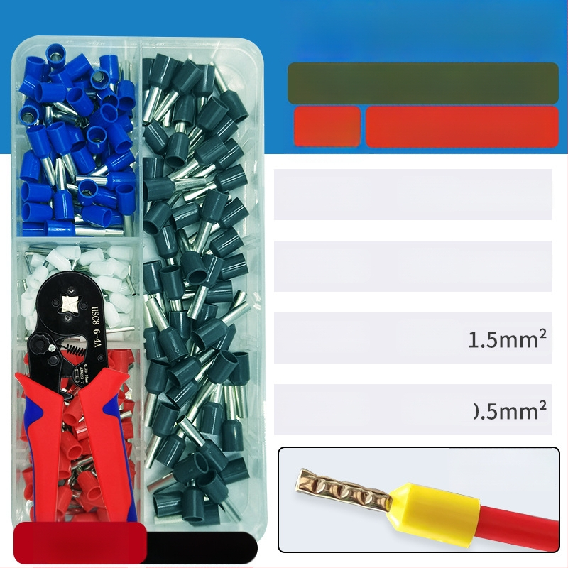 Fanlian VE toru-tüüpi eelisolatsiooni terminalide komplekt, Euroopa stiilis pistikutüüp, külmpressitud vaskühendused, terminalide kastikomplekt