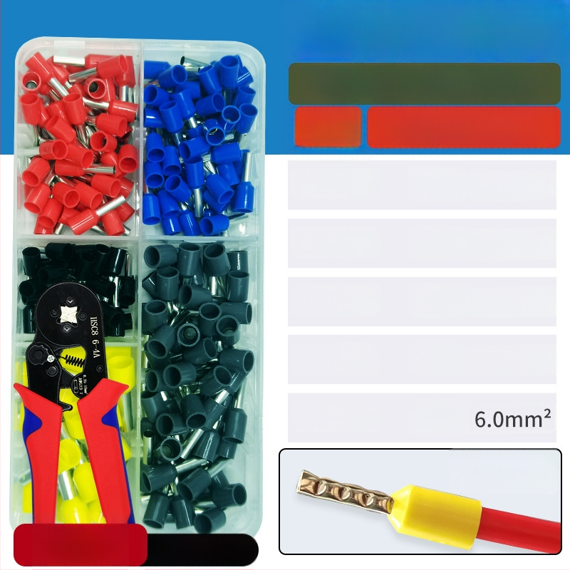 Fanlian VE toru-tüüpi eelisolatsiooni terminalide komplekt, Euroopa stiilis pistikutüüp, külmpressitud vaskühendused, terminalide kastikomplekt